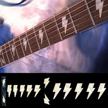 Fretboard Markers Inlay Sticker Decals for Guitar & Bass - Lightning Bolt
