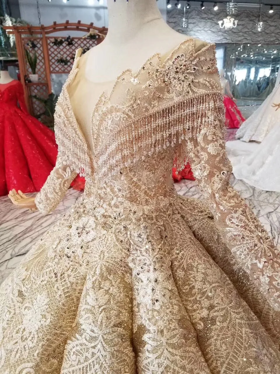 Платье для выпускного бала Abaya вечернее платье золотого цвета с открытым плечом