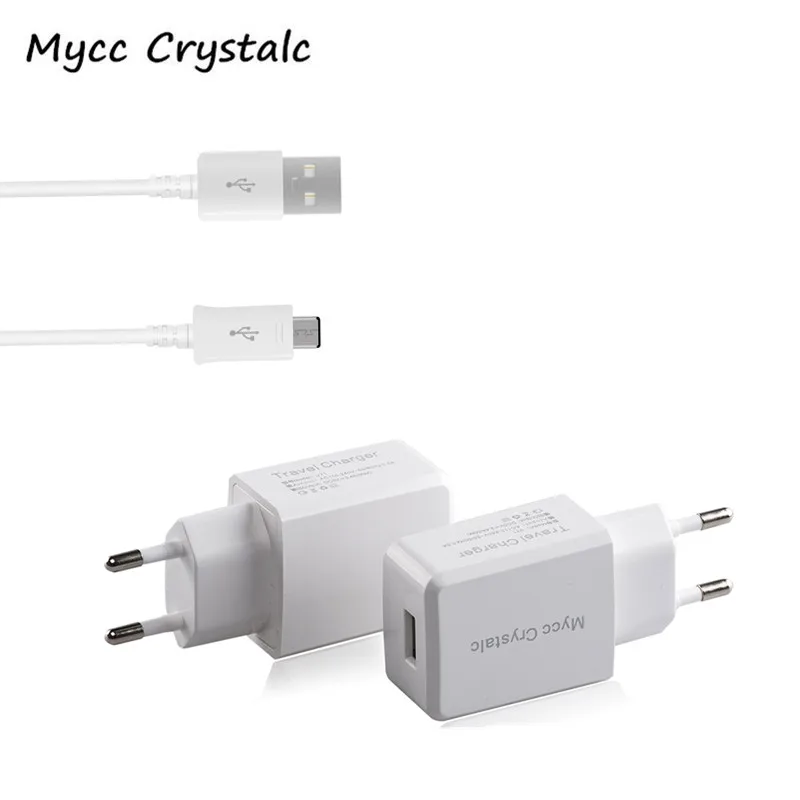 Сетевое зарядное устройство с европейской вилкой 5 в 730 а адаптер + кабель Micro USB
