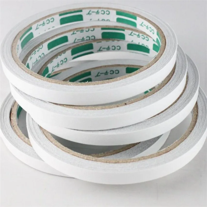 1Pcs /length 10m thickness 8mm White Double-sided Adhesive Tape Stationery Adhesive Tape Super Viscous Students Office Supplies
1Pcs /length 10m thickness 8mm White Double-sided Adhesive Tape Stationery Adhesive Tape Super Viscous Students Office Supplies