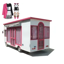 3.5m Fashion Clothes Mobile Vending Machine Boutique Truck Muti-function Electric Food Trailer Coffee Cart Clothes Bus