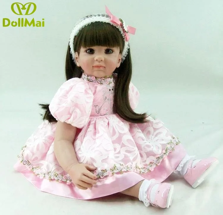 60cm Reborn girl princess dolls Silicone Vinyl Reborn Baby Doll Toys real baby dolls Birthday Gift oyuncak bebek
60cm Reborn girl princess dolls Silicone Vinyl Reborn Baby Doll Toys real baby dolls Birthday Gift oyuncak bebek