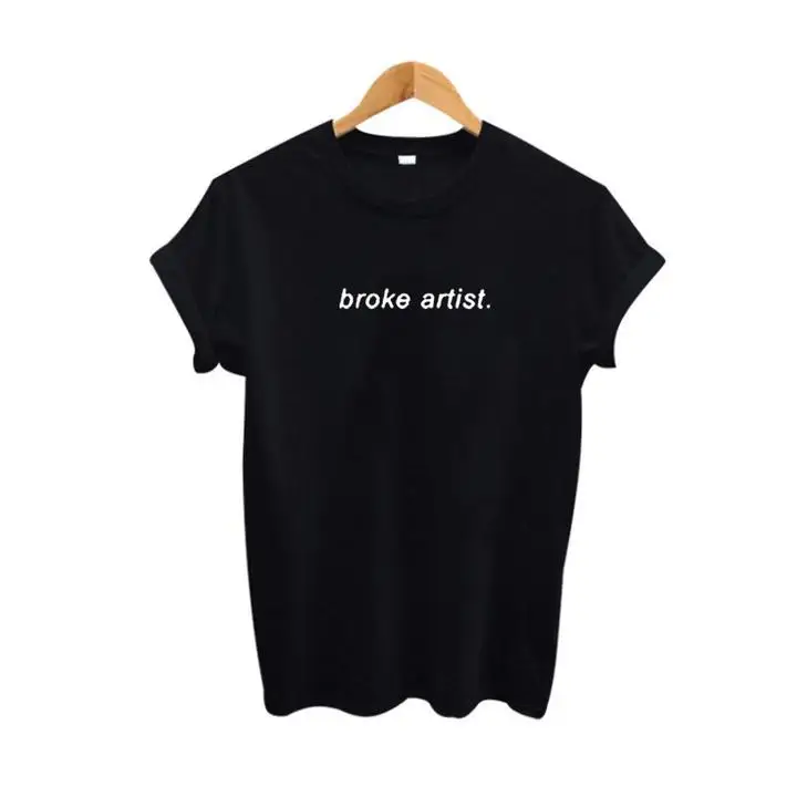 Broke Artist T Shirt Women Summer Tee Shirts Tops Harajuku Letter Print Tshirt Ulzzang T-shirt Women 2022
Broke Artist T Shirt Women Summer Tee Shirts Tops Harajuku Letter Print Tshirt Ulzzang T-shirt Women 2022