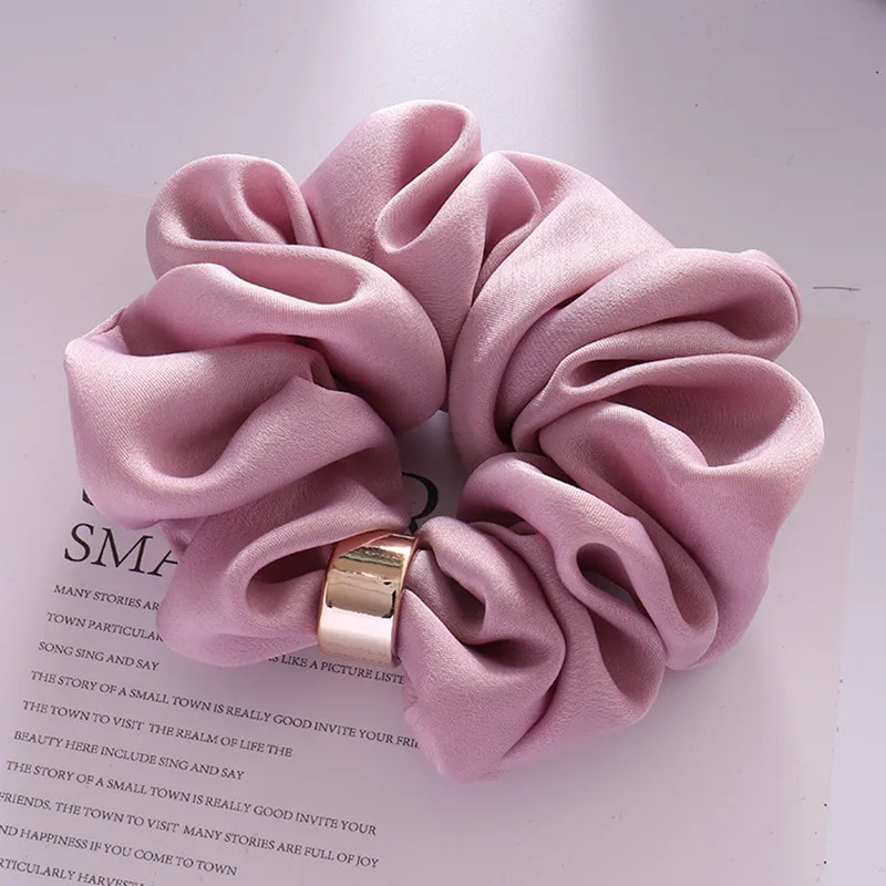 6 Colors Quality Women Satin Plain Knot Hair Scrunchies Solid Color Hair Bands Simple Silk Feeling Fabric Hair Ties Headwear
6 Colors Quality Women Satin Plain Knot Hair Scrunchies Solid Color Hair Bands Simple Silk Feeling Fabric Hair Ties Headwear