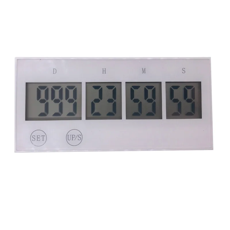 Digital Countdown Days Timer Touch key Kitchen Timer 999 Days Countdown Timer Voice reminder (White) CT102
Digital Countdown Days Timer Touch key Kitchen Timer 999 Days Countdown Timer Voice reminder (White) CT102
