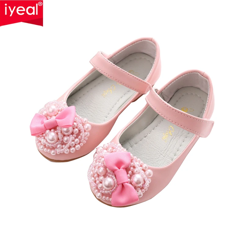IYEAL New Fashion Children Baby Girls Princess Shoes With Pearls Bow Kids Wedding Party Dress Shoes for Girls Pink / White 
IYEAL New Fashion Children Baby Girls Princess Shoes With Pearls Bow Kids Wedding Party Dress Shoes for Girls Pink / White