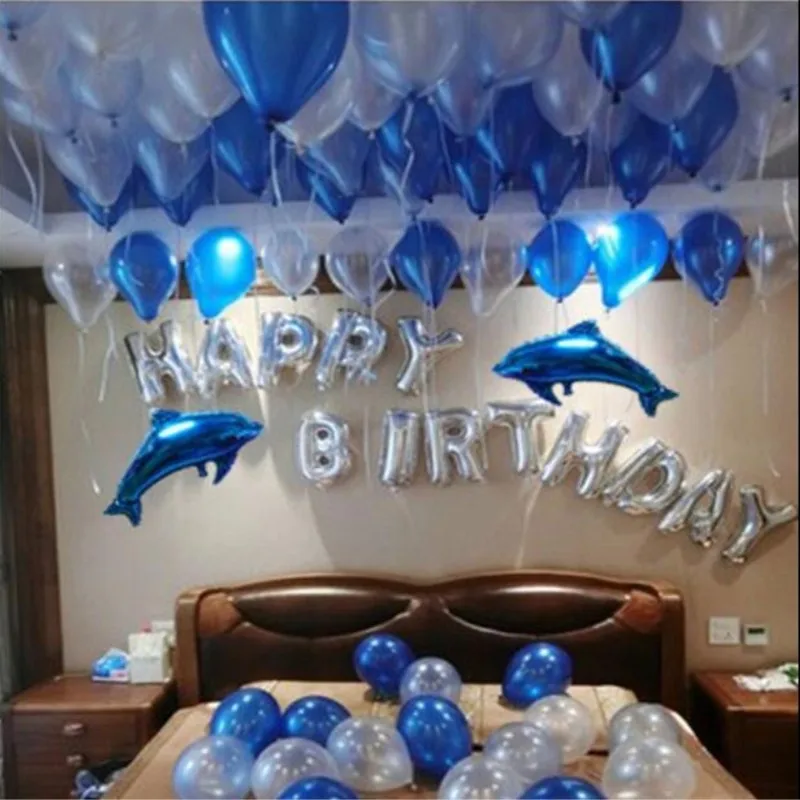 Happy birthday balloons 1 set of blue ballons cartoon dolphins foil balloons bairthday party decorations kids inflatable ball
Happy birthday balloons 1 set of blue ballons cartoon dolphins foil balloons bairthday party decorations kids inflatable ball