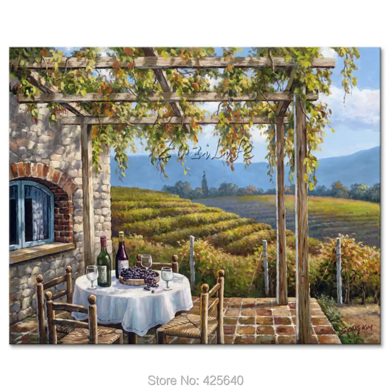 Hand-painted Mediterranean garden landscape painting for the sitting room decorates a wall pictures painted on the canvas art
Hand-painted Mediterranean garden landscape painting for the sitting room decorates a wall pictures painted on the canvas art