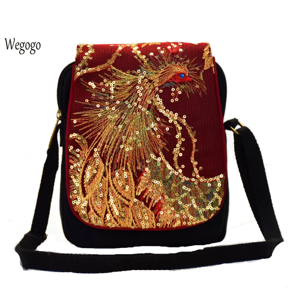 Summer Women Messenger Bag Vintage Peacock Embroidery Bag Canvas Mobile Phone Small Coins Purse Shoulder Bags Travel Beach Bolsa
Summer Women Messenger Bag Vintage Peacock Embroidery Bag Canvas Mobile Phone Small Coins Purse Shoulder Bags Travel Beach Bolsa