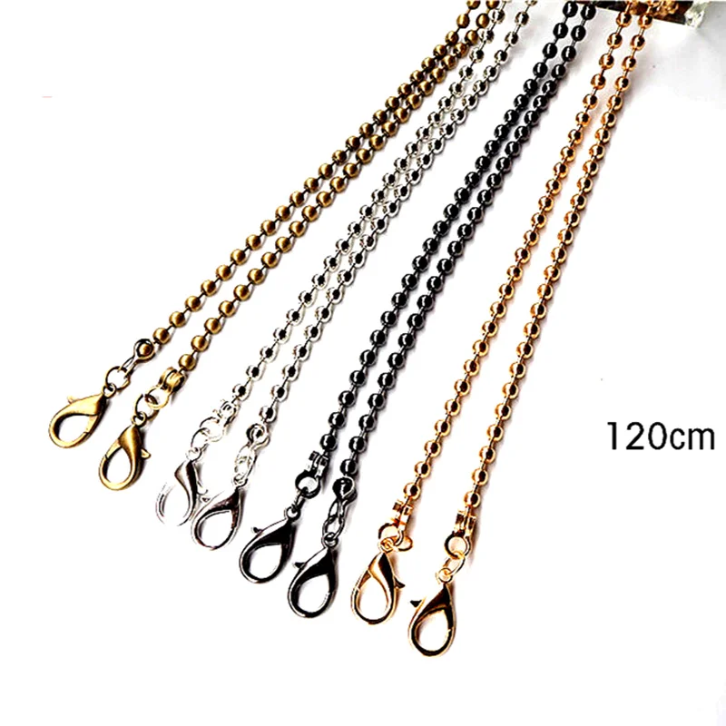 5Pcs Alloy Ball Chain Lobster Clasps Buckles Clutch Purse Bag Handbag Handle jewelry Accessories 120cm
5Pcs Alloy Ball Chain Lobster Clasps Buckles Clutch Purse Bag Handbag Handle jewelry Accessories 120cm