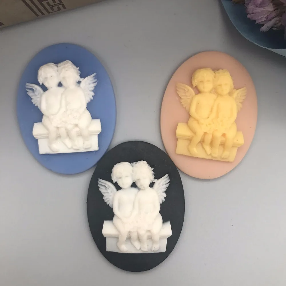 Resin twins angel Cameo .Resin Flatback Cabochon for Necklace Pendant .jewelry.DIY , 30*40mm
Resin twins angel Cameo .Resin Flatback Cabochon for Necklace Pendant .jewelry.DIY , 30*40mm