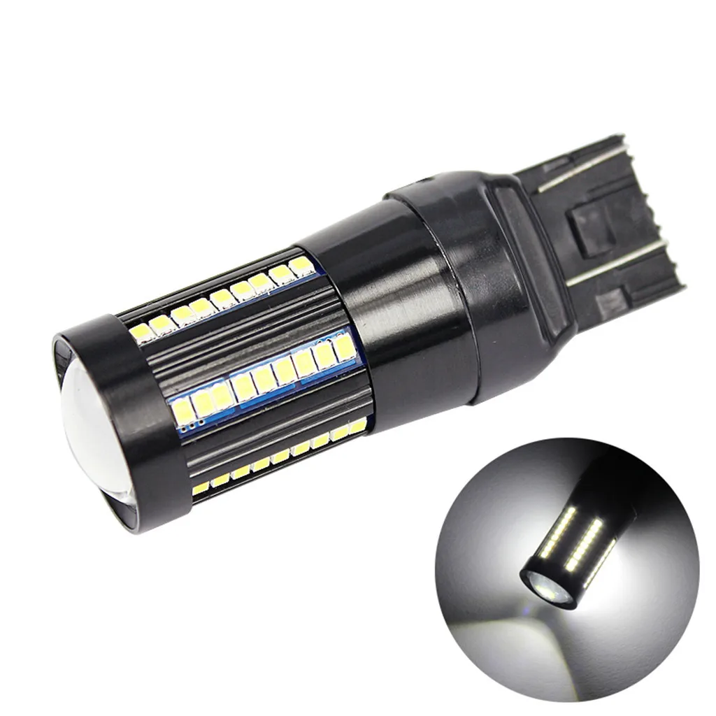 1Pcs Turn Signal Reverse Light Brake Lamp T20 Base 7440/7443 66SMD 6000K Durable and High Quality l0409 | Автомобили и мотоциклы