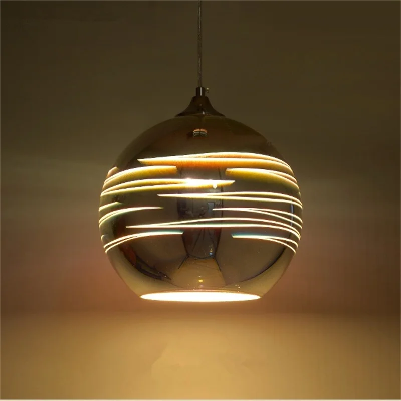 Loft industrial pendant lamp Glass Ball mirrored chandelier Dining room LED E27 Bulb Bar Restaurant Coffee Shop luster fixtures
Loft industrial pendant lamp Glass Ball mirrored chandelier Dining room LED E27 Bulb Bar Restaurant Coffee Shop luster fixtures