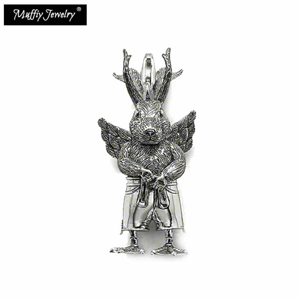 Pendant Strange Rabbit 925 Sterling Silver Fine Jewelry Accessories Fit Necklace Europe Styling Vintage Gift For Man Woman
Pendant Strange Rabbit 925 Sterling Silver Fine Jewelry Accessories Fit Necklace Europe Styling Vintage Gift For Man Woman
