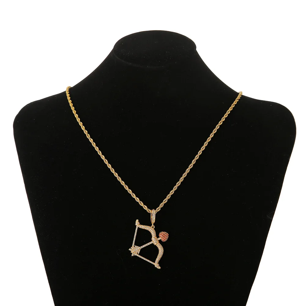 Hip Hop Jewelry Cupid's match-up Pendant Necklace With Chain New Arrival Micro Pave Zircon Necklace For Men Women Gift
Hip Hop Jewelry Cupid's match-up Pendant Necklace With Chain New Arrival Micro Pave Zircon Necklace For Men Women Gift