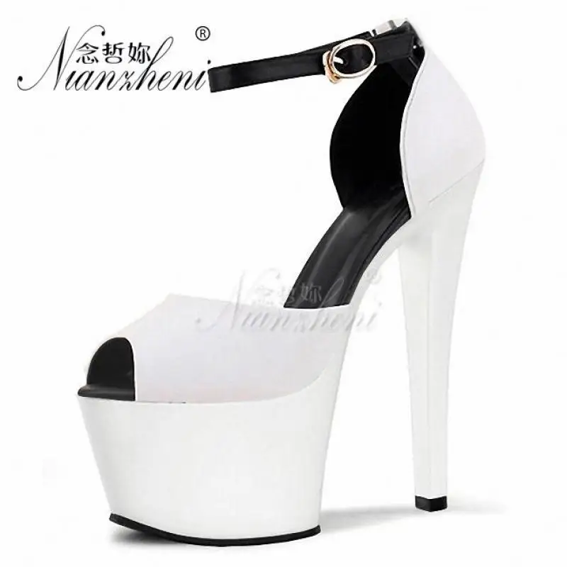 New Summer Women's Sexy Platform High heel Shoes 17cm pole dancing Sandals 7 inch Exotic Women Nightclub shoes Wholesale
New Summer Women's Sexy Platform High heel Shoes 17cm pole dancing Sandals 7 inch Exotic Women Nightclub shoes Wholesale