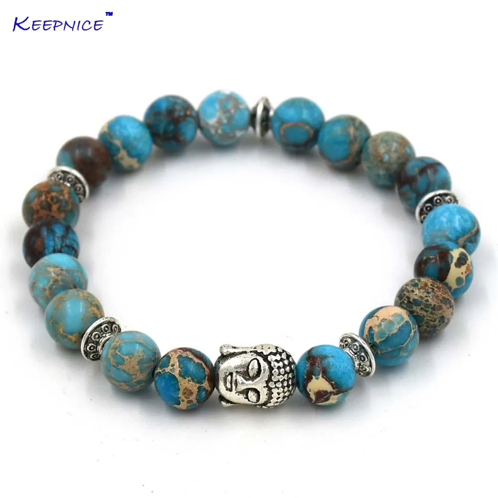 New Brand Trendy Buddha Charm Bracelets Natural Stone Beads Jewelry pulsera hombres
New Brand Trendy Buddha Charm Bracelets Natural Stone Beads Jewelry pulsera hombres