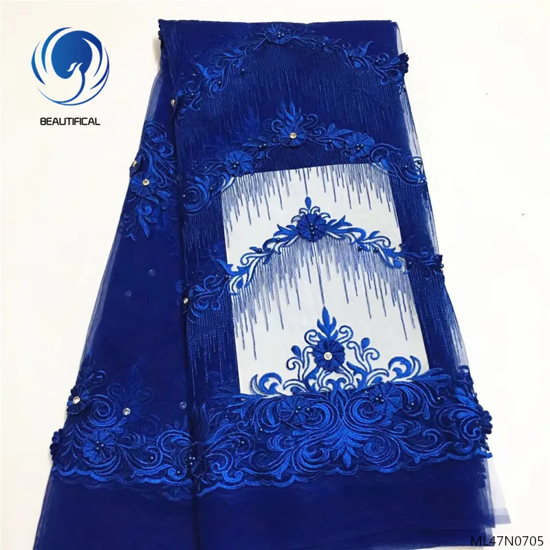 BEAUTIFICAL high quality blue lace fabric 5 yard fabric lace wedding fabric embroidery laces for lady dresses ML47N07
BEAUTIFICAL high quality blue lace fabric 5 yard fabric lace wedding fabric embroidery laces for lady dresses ML47N07