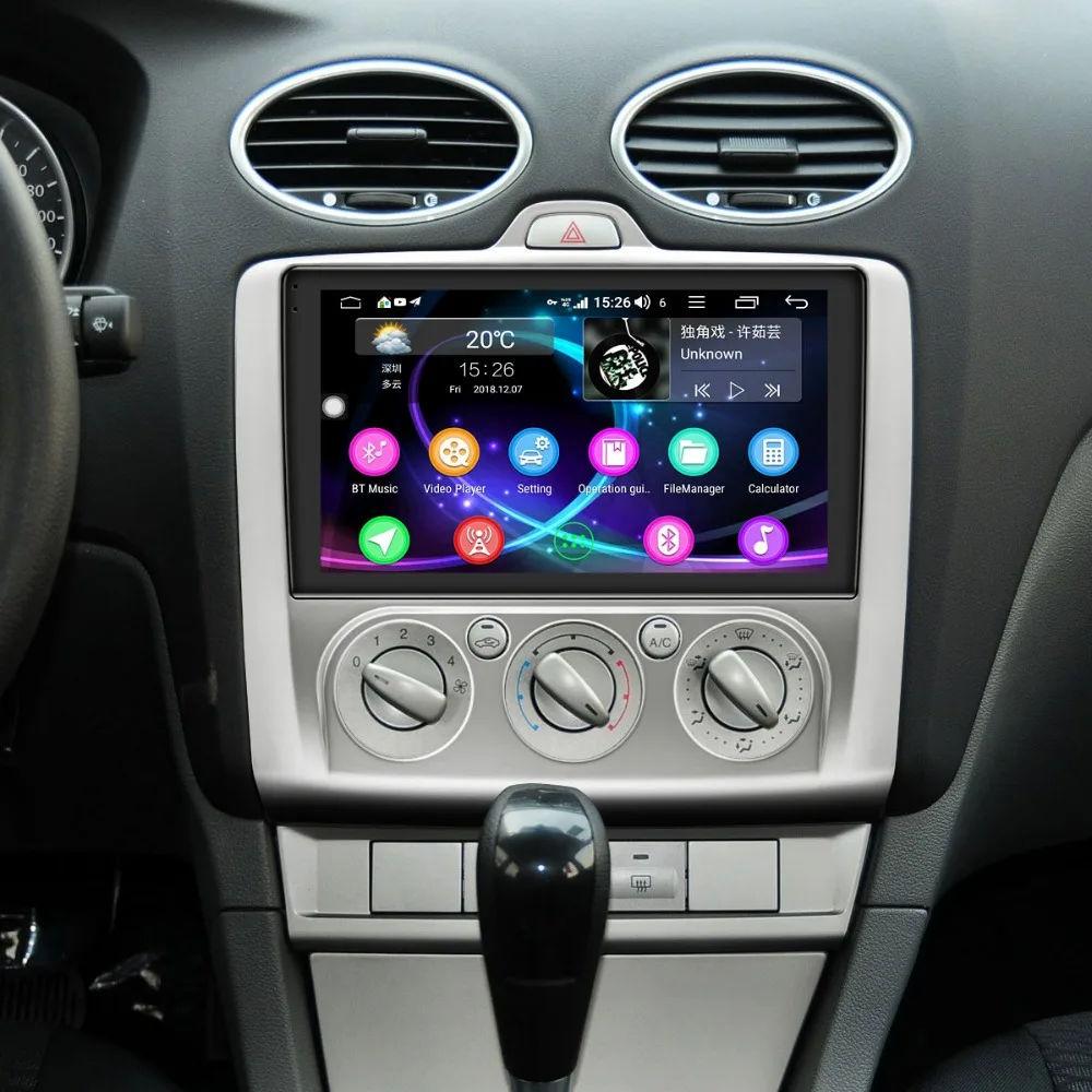 9 "joying Android 8 1 32 ГБ rom gps навигация автомобильное радио для Ford Focus 2005 2012 ips сенсорный
