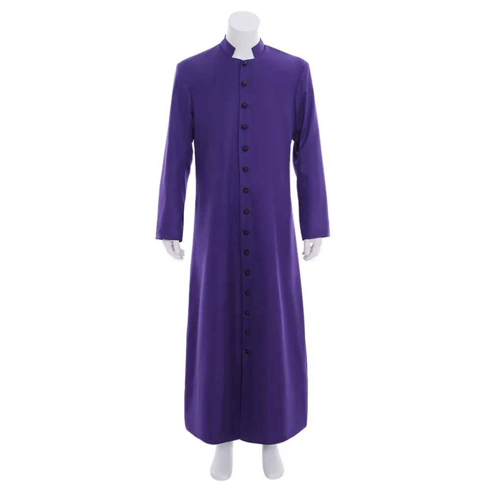 Cosplaydiy Custom Made Unisex Adult's Clergy & Pulpit Cassock Roman Purple Cassock Robe Liturgical Vestments Any Size L320
Cosplaydiy Custom Made Unisex Adult's Clergy & Pulpit Cassock Roman Purple Cassock Robe Liturgical Vestments Any Size L320