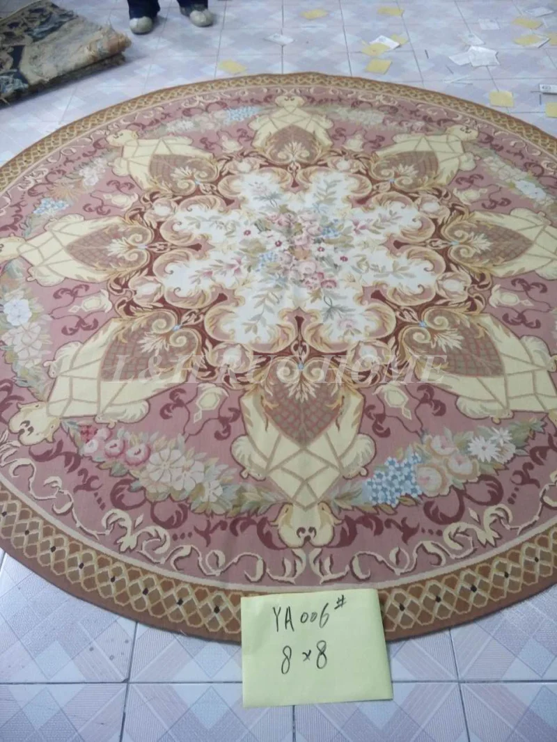 Бесплатная доставка 8'X8' круглая французская Роза Aubusson шерстяной Круглый Aubusson ковер для круглых столов
Бесплатная доставка 8'X8' круглая французская Роза Aubusson шерстяной Круглый Aubusson ковер для круглых столов