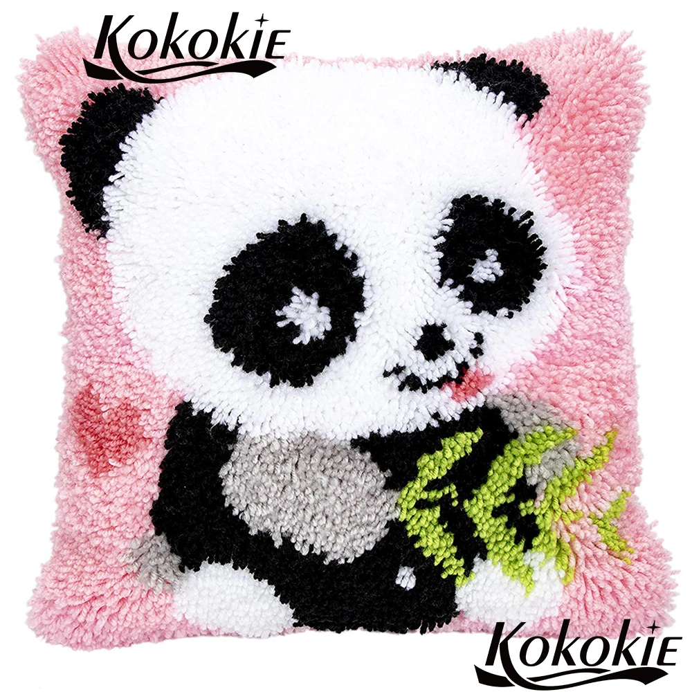 Latch hook rug making kit Crocheting Kit Rug Yarn Handmade craft kits for adults panda Unfinished Embroidery Pillowcase
Latch hook rug making kit Crocheting Kit Rug Yarn Handmade craft kits for adults panda Unfinished Embroidery Pillowcase