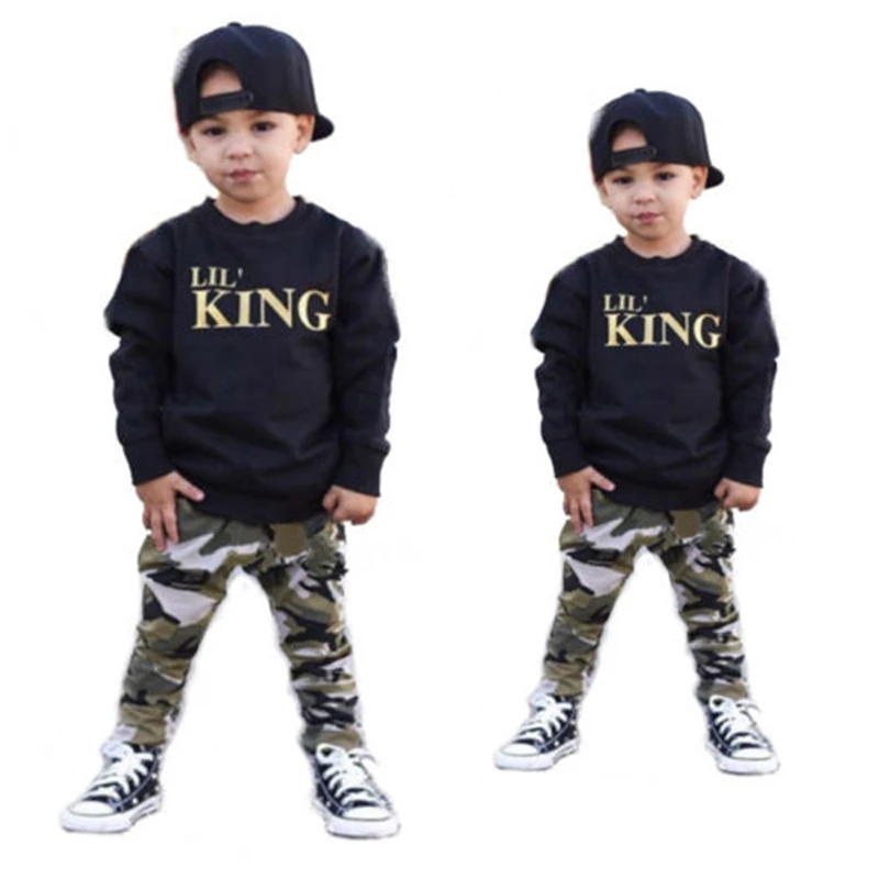 Newborn Baby Boy Cotton Clothes Set Toddler Kids Baby T-Shirt Top+Camouflage Pants 2017 New Arrival Autumn Hot Sale Outfits Sets
Newborn Baby Boy Cotton Clothes Set Toddler Kids Baby T-Shirt Top+Camouflage Pants 2017 New Arrival Autumn Hot Sale Outfits Sets