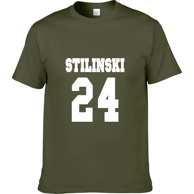 Stilinski 24 Принт футболки для Для мужчин футболка модная брендовая Повседневное