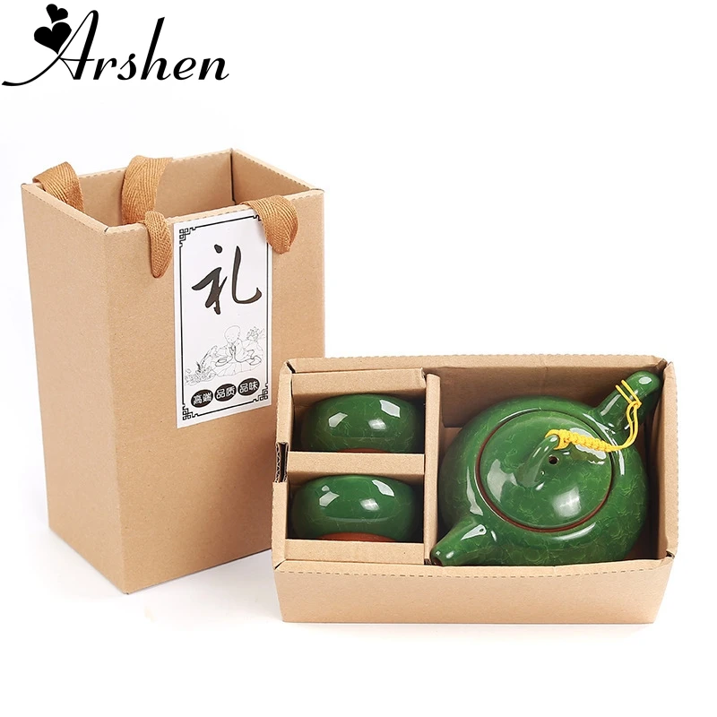Colorful 250ml Teapot + 2 Cups Ice Cracked Glaze Ceramic China Kongfu Teaset Porcelain Teapot Drinkware Creatives Gift Box Pack
Colorful 250ml Teapot + 2 Cups Ice Cracked Glaze Ceramic China Kongfu Teaset Porcelain Teapot Drinkware Creatives Gift Box Pack