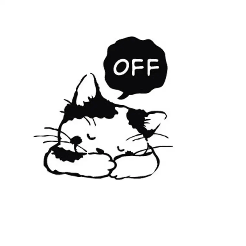 Switch Wall Sticker Room Window Decorating Sleeping Cat OFF Vinyl Decal Stickers Cartoon DIY Removable Happy Sale
Switch Wall Sticker Room Window Decorating Sleeping Cat OFF Vinyl Decal Stickers Cartoon DIY Removable Happy Sale