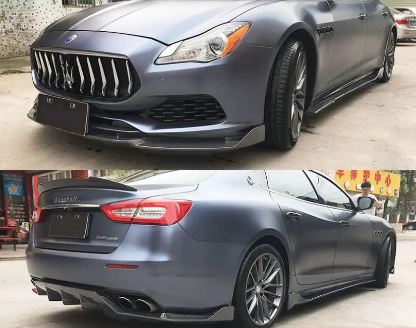 Carbon Finber For Car Front Rear Bumper Lip Diffuser Side Skirt Spoiler For Maserati Quattroporte 2017 2018 2019
Carbon Finber For Car Front Rear Bumper Lip Diffuser Side Skirt Spoiler For Maserati Quattroporte 2017 2018 2019