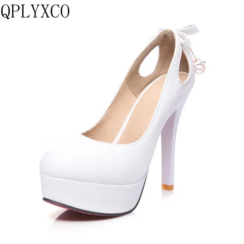 QPLYXCO Sexy fashion Big Size 34-43 Shoes Woman High Heels Shoes Platform Office Wedding party women Shoes zapatos mujer X750-8
QPLYXCO Sexy fashion Big Size 34-43 Shoes Woman High Heels Shoes Platform Office Wedding party women Shoes zapatos mujer X750-8