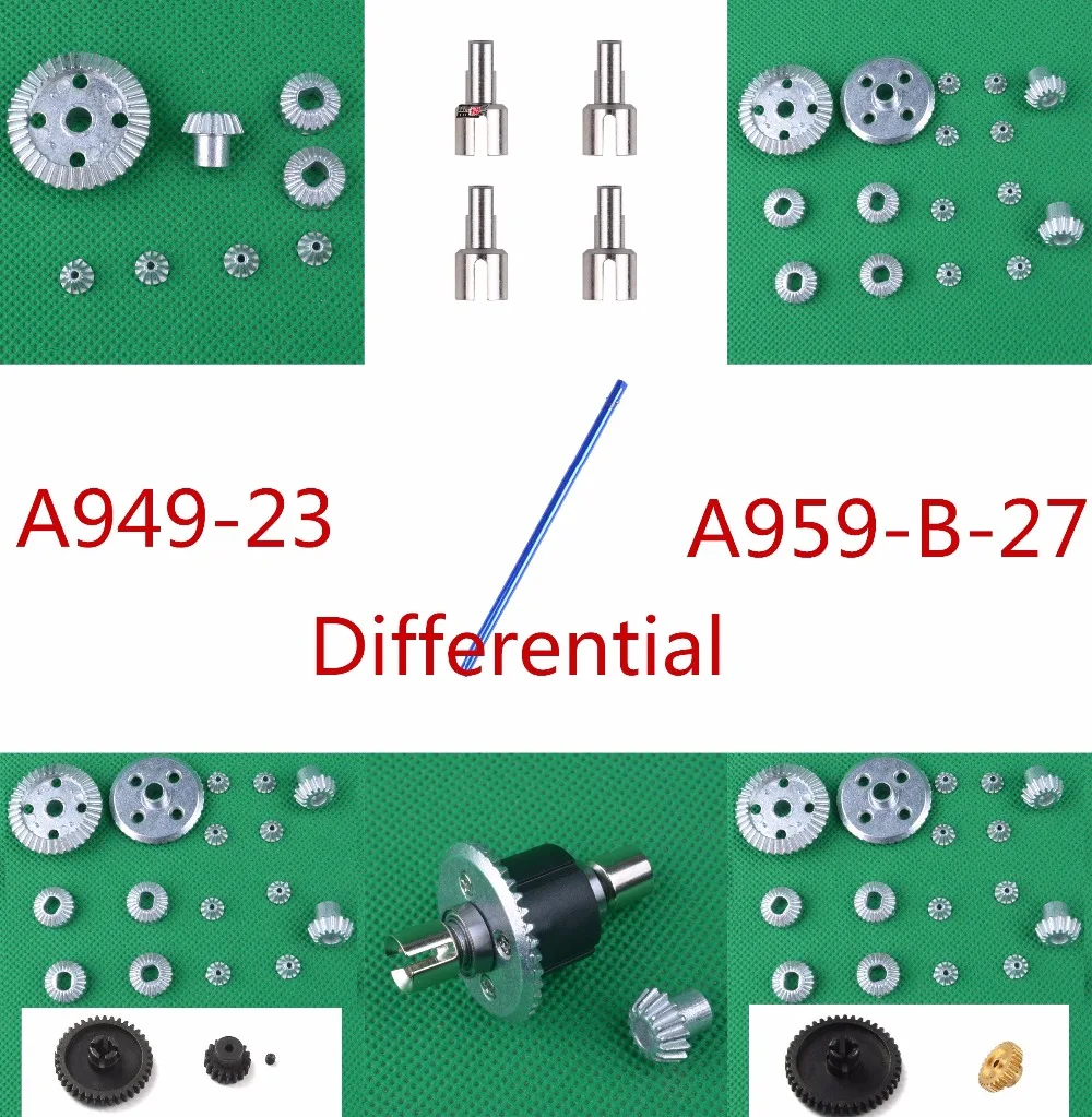 Wltoys A949 A959 A969 A979 A979-2 A979-4 A959-B A969-B A979-B RC Car parts A949-23 A959-B-27 Upgrade metal differential gear
Wltoys A949 A959 A969 A979 A979-2 A979-4 A959-B A969-B A979-B RC Car parts A949-23 A959-B-27 Upgrade metal differential gear