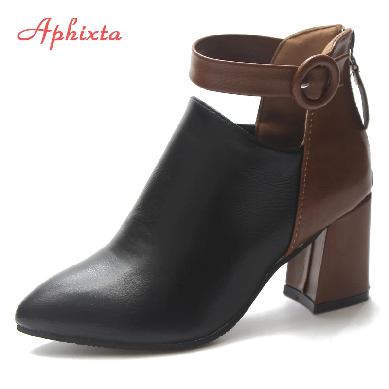Aphixta Plus Big Size 44 Chelsea Boots Shoes Woman Ankle Boots Zipper Winter Square Heel Women Shoes Patchwork Waterproof Boots
Aphixta Plus Big Size 44 Chelsea Boots Shoes Woman Ankle Boots Zipper Winter Square Heel Women Shoes Patchwork Waterproof Boots
