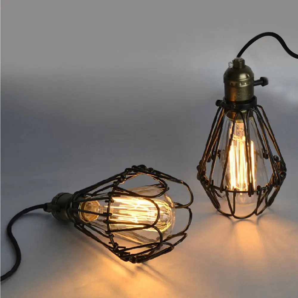 LukLoy Vintage Pendant Lamp, Industrial Lamp Light Iron Cage Edison for Kitchen Island Dining Room Corridor Ceiling Decor
LukLoy Vintage Pendant Lamp, Industrial Lamp Light Iron Cage Edison for Kitchen Island Dining Room Corridor Ceiling Decor