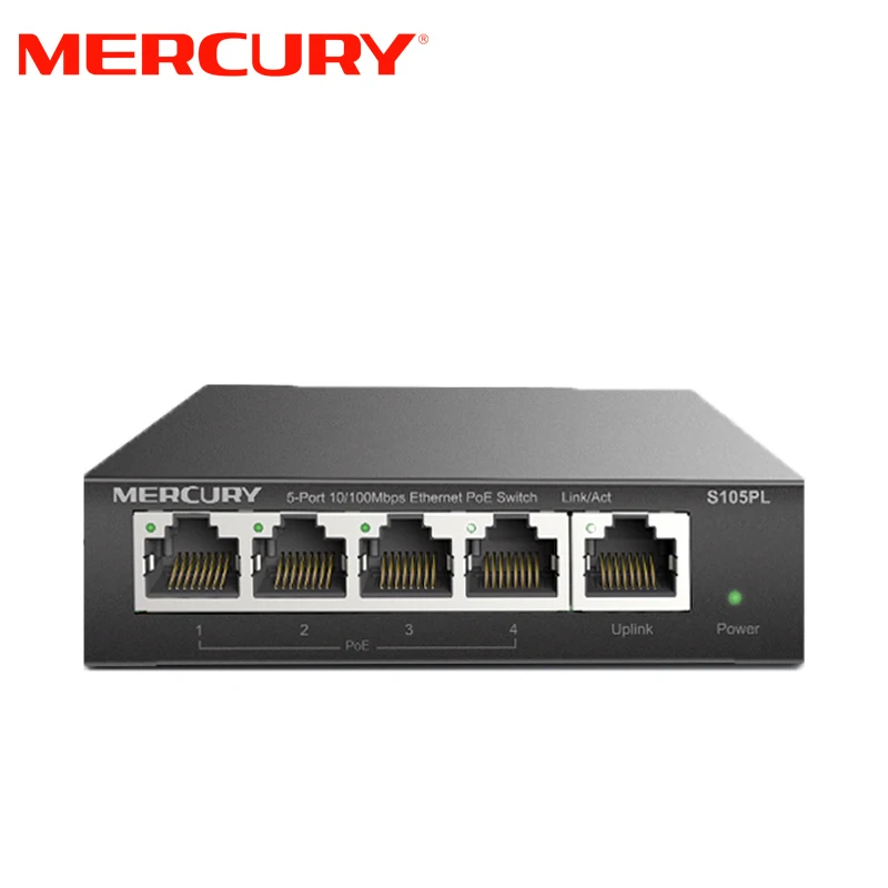 Коммутатор MERCURY S105PL, 5 портов, 100 Мбит/с, POE, камера, модуль источника питания AP, сетевой коммутатор
Коммутатор MERCURY S105PL, 5 портов, 100 Мбит/с, POE, камера, модуль источника питания AP, сетевой коммутатор