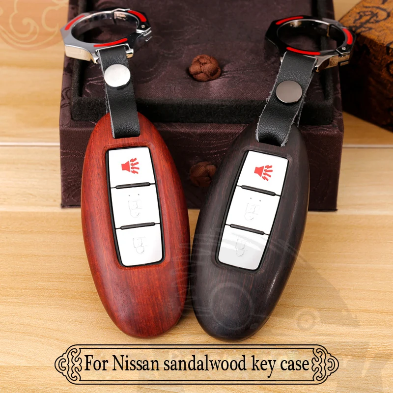 Sandalwood Автомобильный ключ сумка ключница чехол подходит для Nissan Teana Sylphy Geniss Qashqai