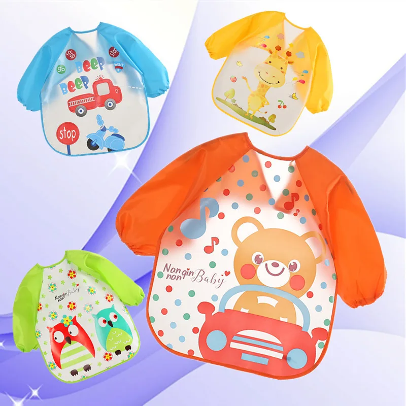 Baby bib food cover girls waterproof children apron boys and babies around the rice clothing back to paint clothes
Baby bib food cover girls waterproof children apron boys and babies around the rice clothing back to paint clothes