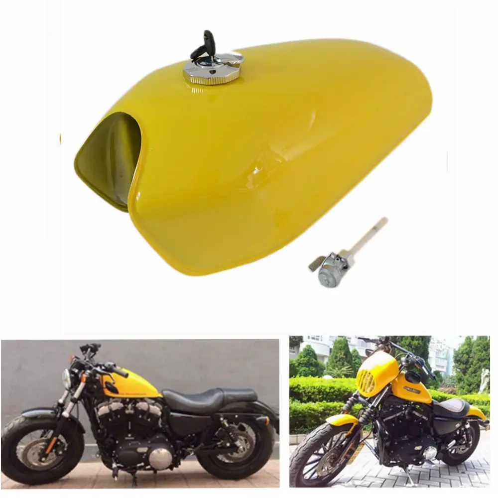 Универсальный мотоциклетный желтый 9L топливный бензобак Cafe Racer с переключателем с железной крышкой для Honda CG125 CG125S CG250 толстая краска
Универсальный мотоциклетный желтый 9L топливный бензобак Cafe Racer с переключателем с железной крышкой для Honda CG125 CG125S CG250 толстая краска