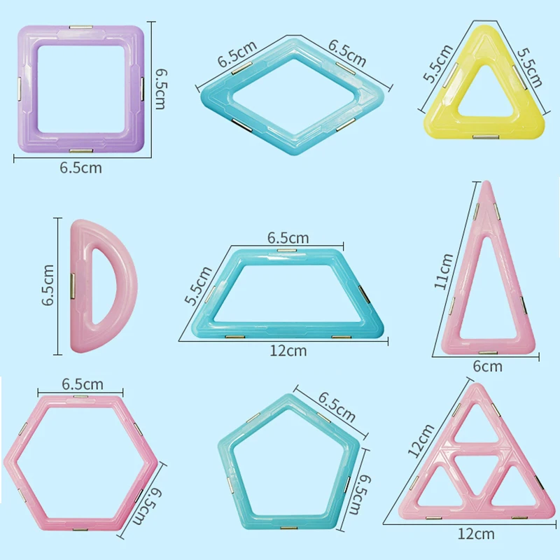 63-169 PCS Big Size Magnetic Constructor Set Pink Girls Building Magnets Toy Magnetic Blocks Educational Designer For Children
63-169 PCS Big Size Magnetic Constructor Set Pink Girls Building Magnets Toy Magnetic Blocks Educational Designer For Children