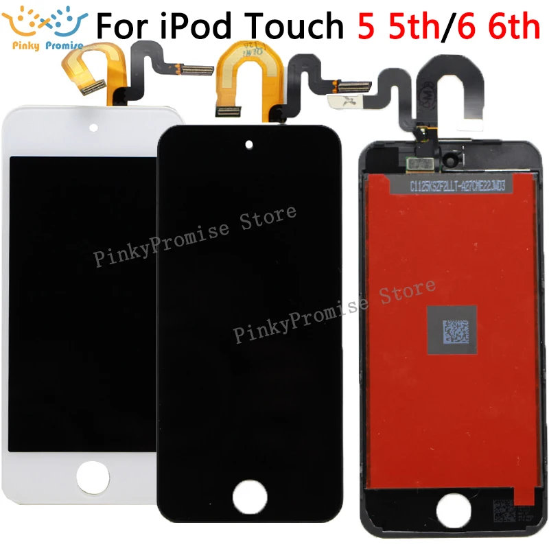 Кодирующий преобразователь сенсорного экрана в сборе для iPod Touch 5 го ЖК дисплея