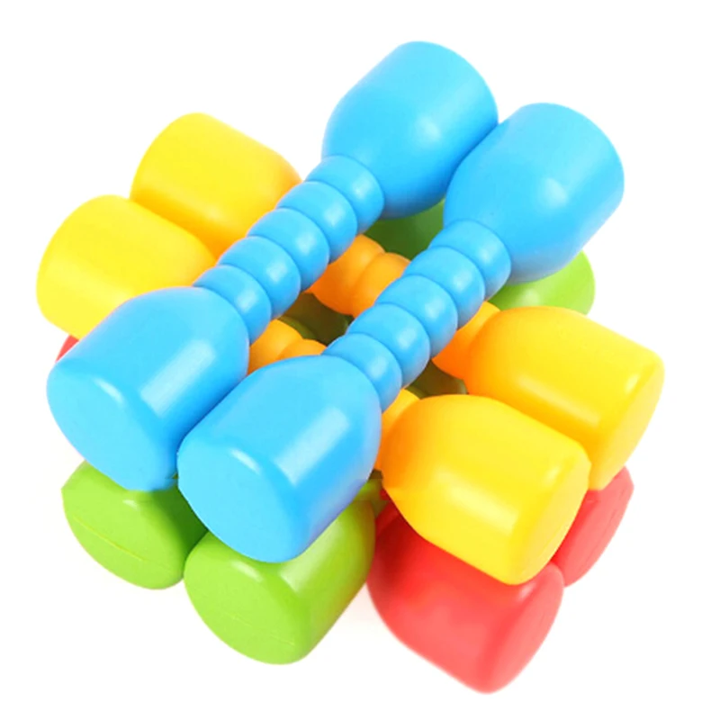 Fashion Hot 2Pcs Kindergarten Sound Dumbbell Children Toys Outdoor Plastic Color Environmental Movement Small Fitness Dumbbell
Fashion Hot 2Pcs Kindergarten Sound Dumbbell Children Toys Outdoor Plastic Color Environmental Movement Small Fitness Dumbbell