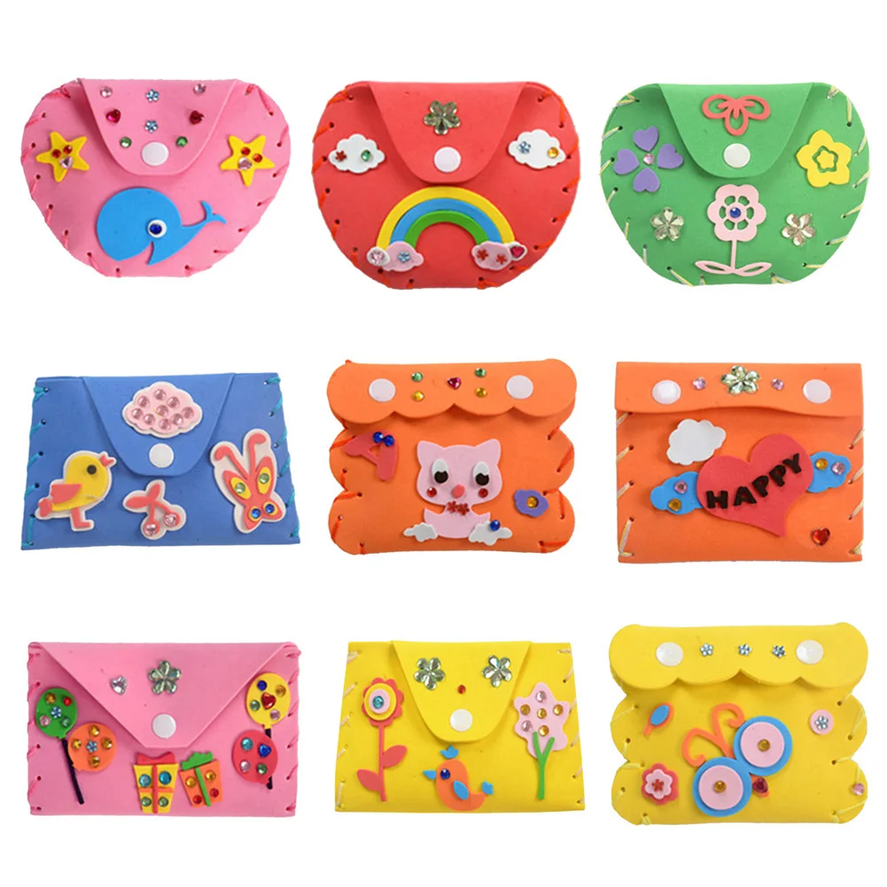 DIY 3D EVA Foam Sticker Kids Cartoon Wallet Purse Puzzle Child Craft Toy Kits Children Early Learning Education Toys
DIY 3D EVA Foam Sticker Kids Cartoon Wallet Purse Puzzle Child Craft Toy Kits Children Early Learning Education Toys