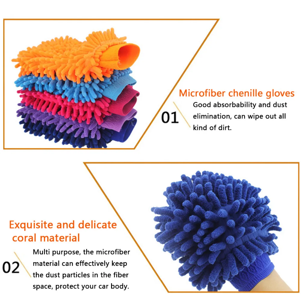 Car Wash Glove Car Wash Mitt Cleaning Tools Coral Mitt Soft Anti-scratch Microfiber Glove Strong Absorption Cleaning Tools
Car Wash Glove Car Wash Mitt Cleaning Tools Coral Mitt Soft Anti-scratch Microfiber Glove Strong Absorption Cleaning Tools