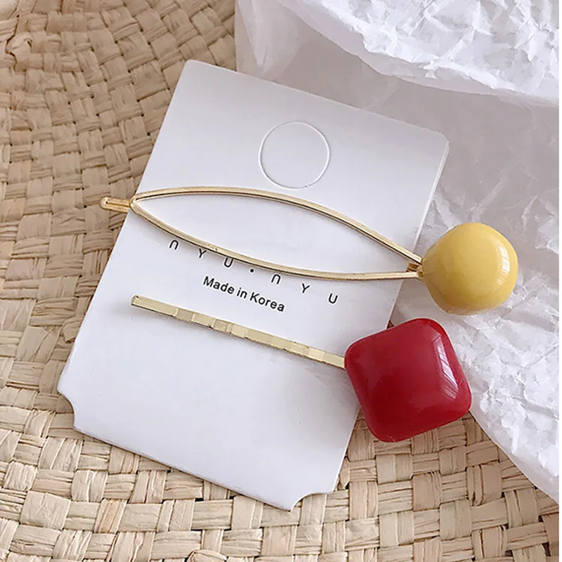 2Pcs/Set Acrylic Beads Metal Hair Clip Hairband Bobby Pin Barrette Hairpin Headdress Accessories Beauty Styling Tool New Arrival
2Pcs/Set Acrylic Beads Metal Hair Clip Hairband Bobby Pin Barrette Hairpin Headdress Accessories Beauty Styling Tool New Arrival