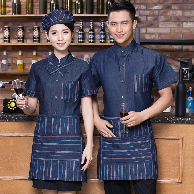 Female Short Sleeved Uniforms Hotel Uniform Cafe Restaurant Waiter Summer Hotel Waitress Work Wear
Female Short Sleeved Uniforms Hotel Uniform Cafe Restaurant Waiter Summer Hotel Waitress Work Wear