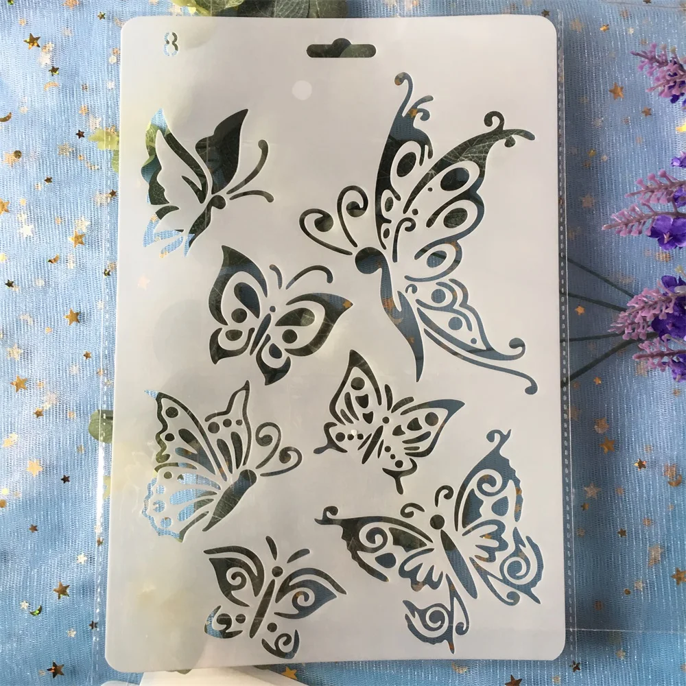 26cm Butterflies DIY Craft Layering Stencils Painting Scrapbooking Stamping Embossing Album Paper Template
26cm Butterflies DIY Craft Layering Stencils Painting Scrapbooking Stamping Embossing Album Paper Template