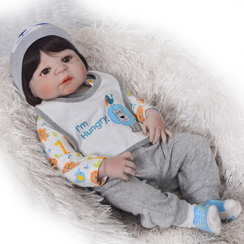 23 Inch Boneca bebes reborn boy Full Body Silicone Vinyl Reborn Babies Dolls 57 cm Realistic Newborn Dolls Children's Day Gifts
23 Inch Boneca bebes reborn boy Full Body Silicone Vinyl Reborn Babies Dolls 57 cm Realistic Newborn Dolls Children's Day Gifts