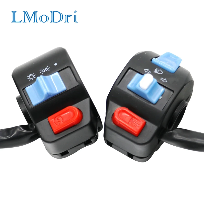 LMoDri Waterproof Universal Motorcycle Handlebar Controller Switch Motorbike Horn Button Turn Signal Handlebar Headlight Start
LMoDri Waterproof Universal Motorcycle Handlebar Controller Switch Motorbike Horn Button Turn Signal Handlebar Headlight Start