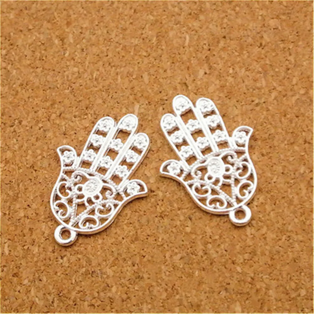New Arrival 20*30mm10pcs Zinc Alloy Charms Antique Silver Plated Hamsa Hand Charms Pendant For DIY Fashion Metal Jewelry Finding
New Arrival 20*30mm10pcs Zinc Alloy Charms Antique Silver Plated Hamsa Hand Charms Pendant For DIY Fashion Metal Jewelry Finding